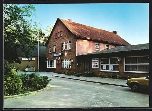 AK Bergen /Dumme, Hotel-Restaurant Schützenhaus, Breite Str. 80