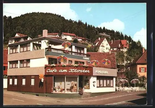 AK Alpirsbach /Schwarzwald, Café am Kloster, Konditorei
