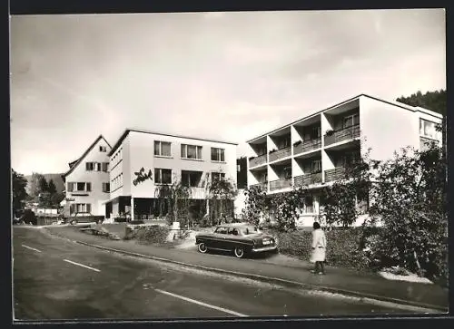 AK Bad Liebenzell /Schwarzwald, Café Otto Hark an der Wilhelmstrasse