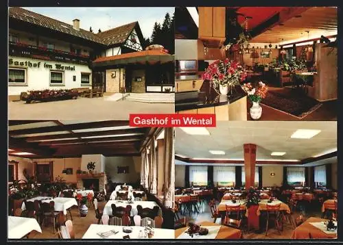 AK Bartholomä /Schw. Alb, Gasthof im Wental, Innenansichten