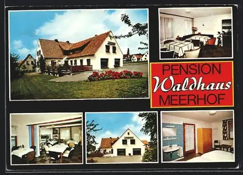 AK Marsberg, Pension Waldhaus Meerhof, Innen- und Aussenansichten