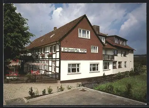 AK Silberborn /Solling, Hotel-Café Sollinghöhe, Inh. E. Kraatz u. Ch. Dageroth