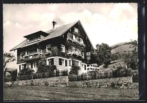 AK Hindelang /Allgäu, Blick auf das Landhaus Daheim