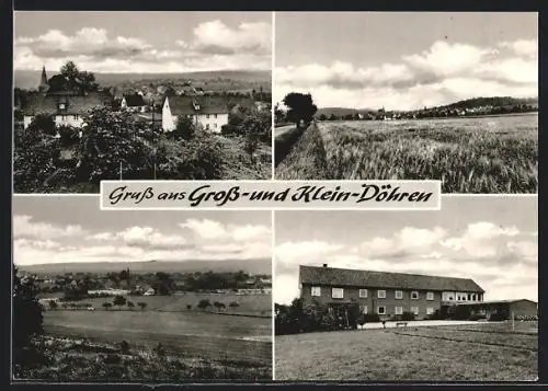 AK Gr. Döhren /Goslar, Ortsansichten mit Klein-Döhren, Feldpartie