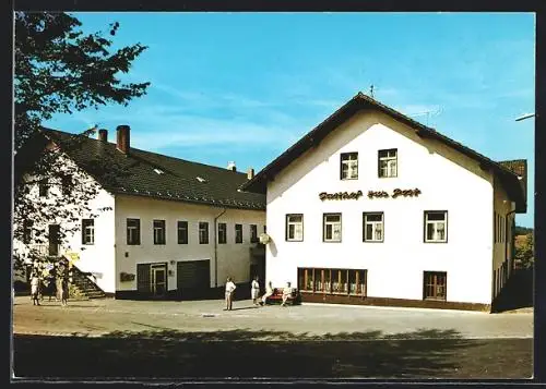 AK Thurmannsbang /Bayrischer Wald, Gasthof zur Post und Metzgerei