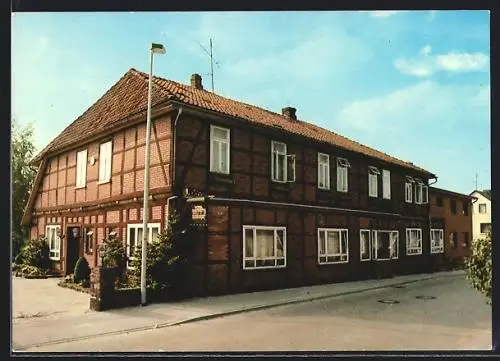 AK Dorfmark /Lüneburger Heide, Hotel Restaurant Heidehof