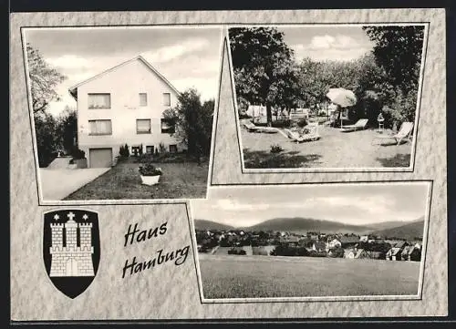 AK Obernkirchen, Pension Haus Hamburg mit Garten, Rintelner Str. 67, Ortsansicht