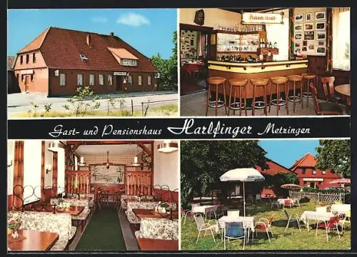 AK Metzingen / Göhrde, Gast- und Oensionshaus G. Harlfinger, Aussen- und Innenansichten