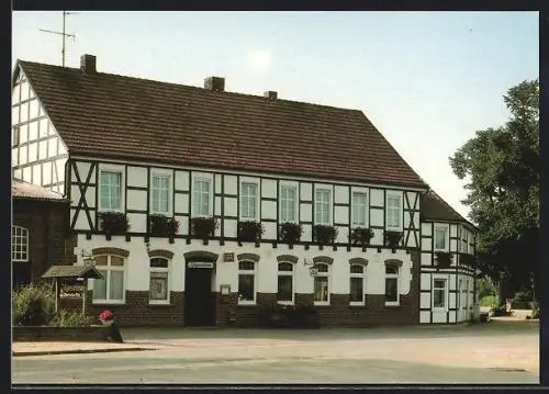 AK Lübbow, Gasthaus Jägerschänke, Bes. Heinrich Schulz