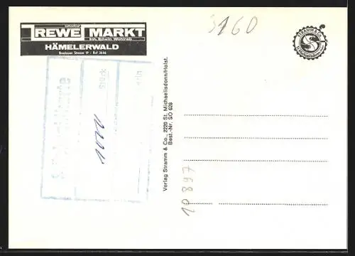 AK Hämelerwald, Rewe-Markt, Inh. Edwin Wohlrab, Siedlung, Spielplatz, See