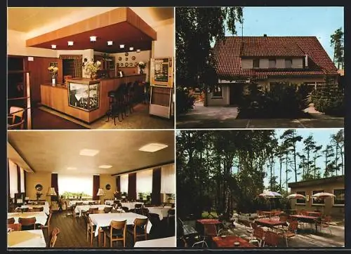 AK Appel / Eversen-Heide, Pension Landhaus Stampe, Aussen- und Innenansichten, Karlsteinweg