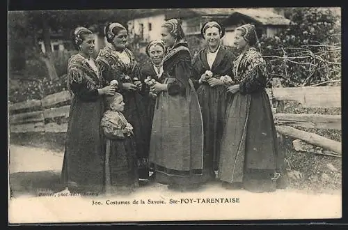 AK Ste-Foy-Tarentaise, Costumes de la Davoie