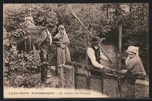 AK Auvergne, Le Retour des Champs