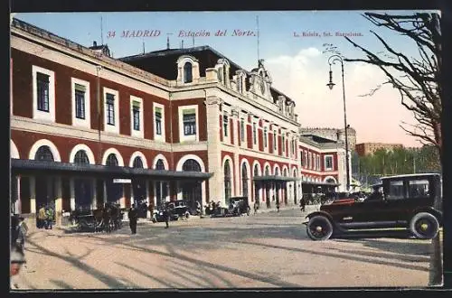 AK Madrid, Estaciòn del Norte, Bahnhof