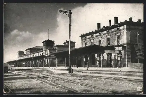 AK Elfringen, Bahnhof's - Partie