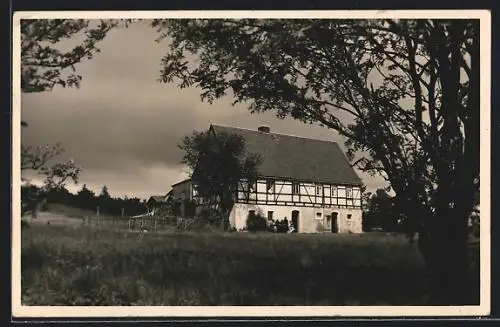 AK Kipsdorf, Blick zur Jugendherberge