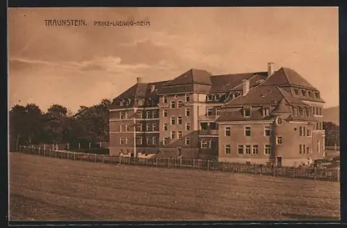 AK Traunstein, Blick auf das Prinz-Ludwig-Heim