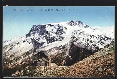 AK Spannagelhaus, Berghütte im Tuxertal