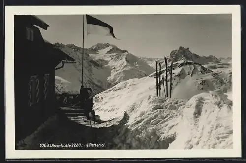 AK Ulmerhütte, Berghütte gegen Patteriol