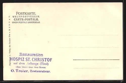 AK Ulmer Hütte am Arlberg