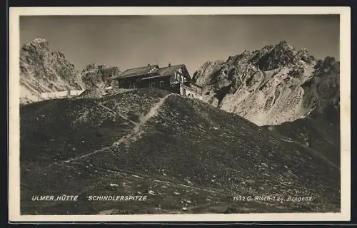 AK Ulmer Hütte, Berghütte mit Schindlerspitze