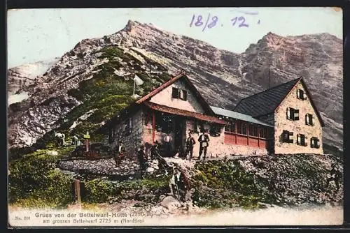 AK Bettelwurf-Hütte, Berghütte am grossen Bettelwurf