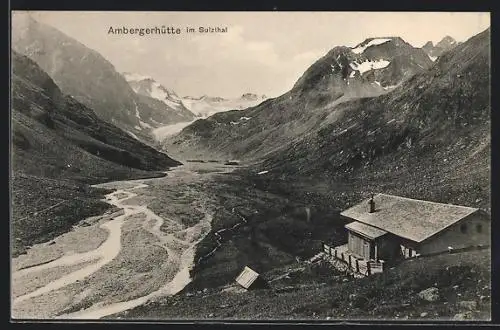 AK Ambergerhütte, Blick in das Sulzthal