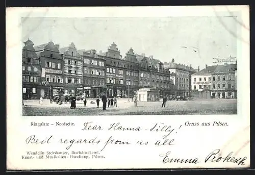 AK Pilsen, Ringplatz, Nordseite