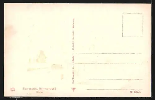 AK Eisenstein /Böhmerwald, Kirche