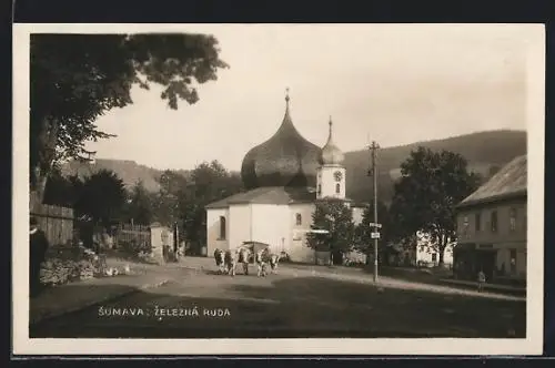 AK Eisenstein, Partie an der Kirche