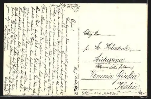 AK Schlan / Slany, Ortsansicht aus der Vogelschau