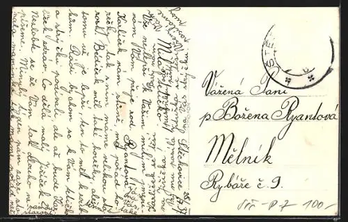 AK Stiechowitz, Uferpartie mit Boot und Floss