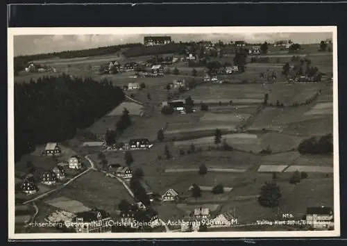 AK Sachsenberg-Georgenthal i. Vogtl., Blick auf den Ortsteil Steindobra-Aschberg