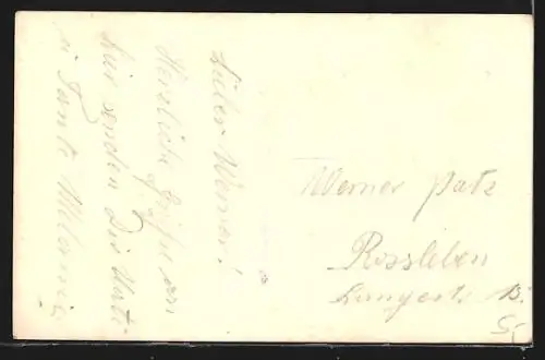 AK Rehefeld / Erzgeb., Ortspartie im Winter