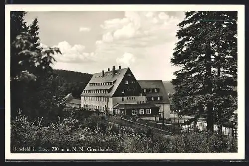 AK Rehefeld / Erzgeb., Grenzbaude