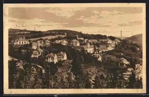 AK Bad Gottleuba, Gesamtansicht, Heilstätte der Landesversicherungsanstalt Sachsen