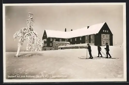 AK Aschberg / Vogtl., Jugendherberge auf dem Aschberg
