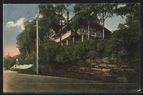 AK Zschopau i. Sa., Kurhaus Finkenburg