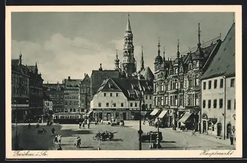 AK Zwickau i. Sa., Hauptmarkt