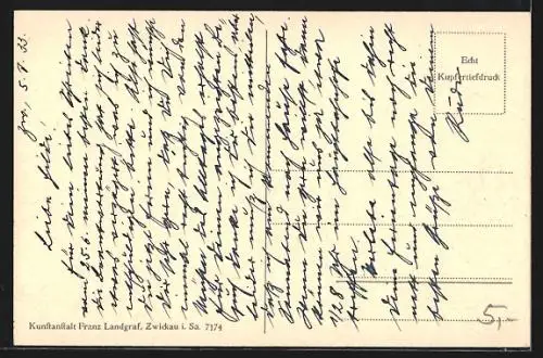 AK Zwickau i. Sa., Hauptmarkt