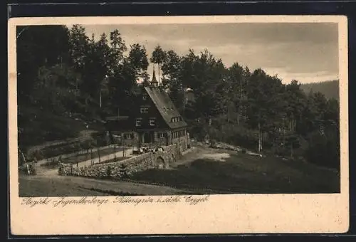 AK Rittersgrün / Sächisches Erzgebirge, Jugendherberge