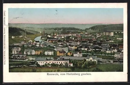 AK Rosswein, Gesamtansicht vom Hartenberg gesehen
