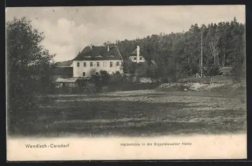 AK Wendisch-Carsdorf, Haidemühle in der Dippoldiswalder Haide