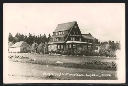 AK Obergeorgenfeld-Zinnwald / Erzgeb., Berghotel Lugstein-Baude