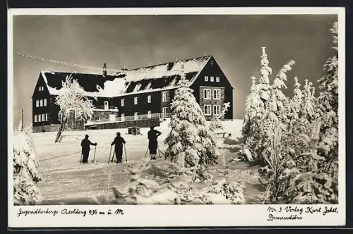 AK Aschberg / Vogtl., Jugendherberge auf dem Aschberg