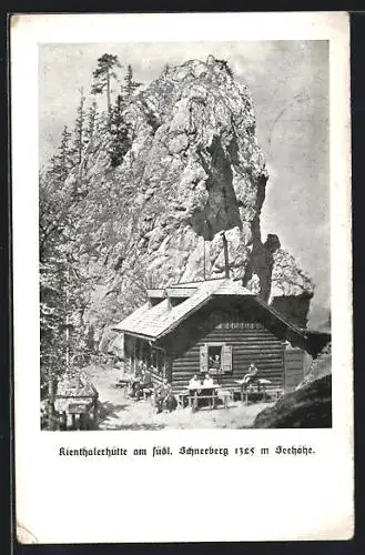 AK Kientalerhütte am Schneeberg