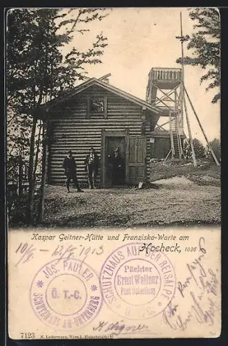 AK Kaspar Geitner-Hütte, Berghütte und Franziska-Warte am Hocheck