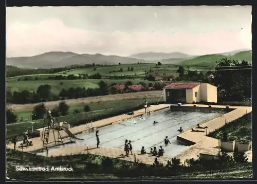 AK Arnbruck, Blick auf das Schwimmbad