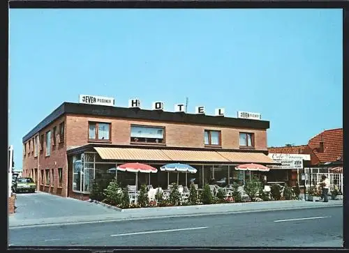 AK Nordenham /Weser, Hotel Restaurant Cafe Venema E. und U. Venema