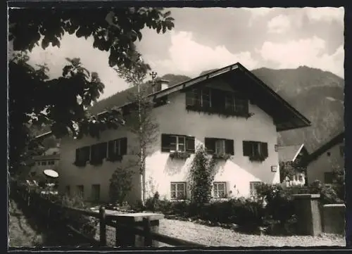 AK Hindelang /Allgäuer Alpen, Hotel Haus Hildegard, Buigen-Weg 151